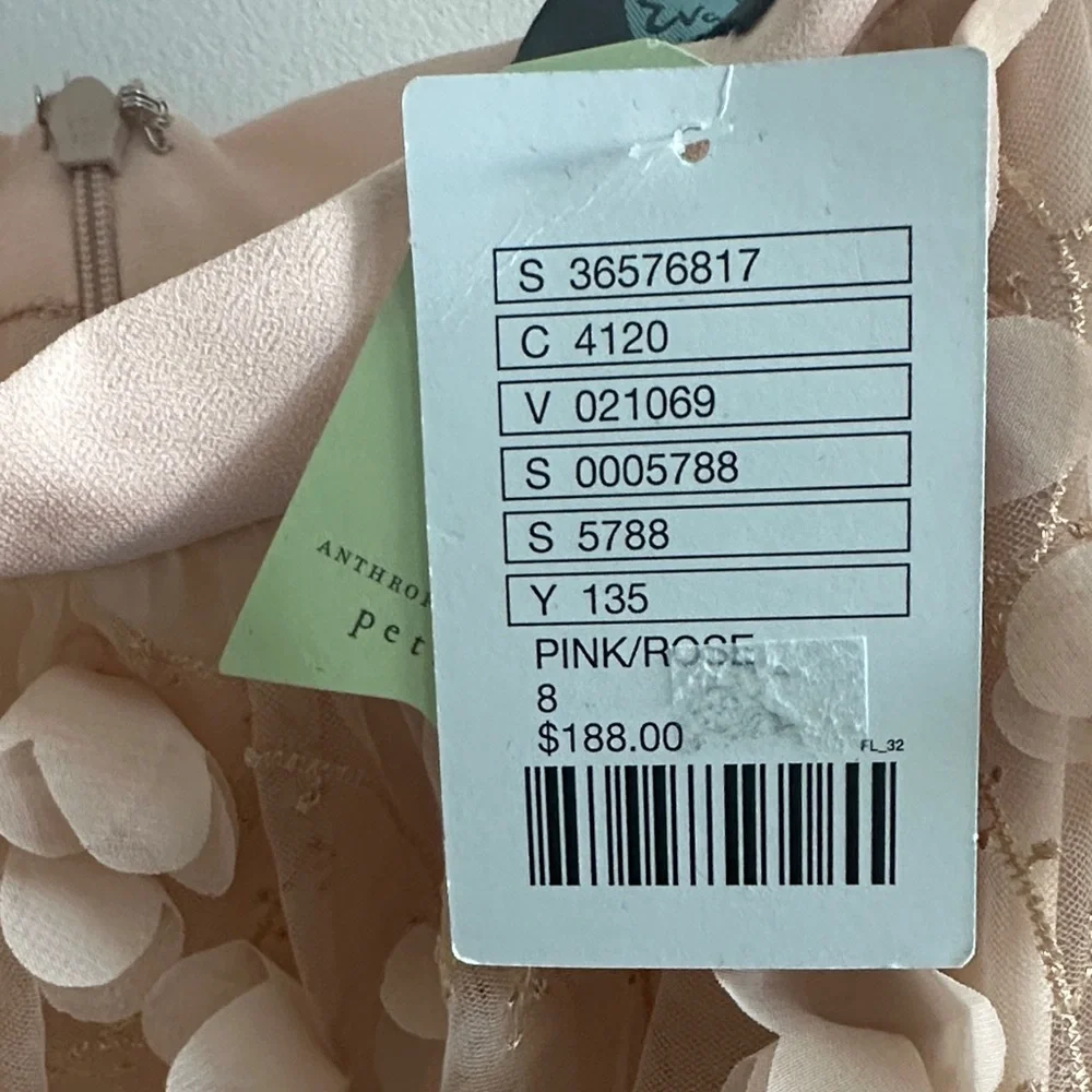 EVA FRANCO SZ 8 Elegant Floral Embellished pink/rose Skirt - Picture 4 of 9